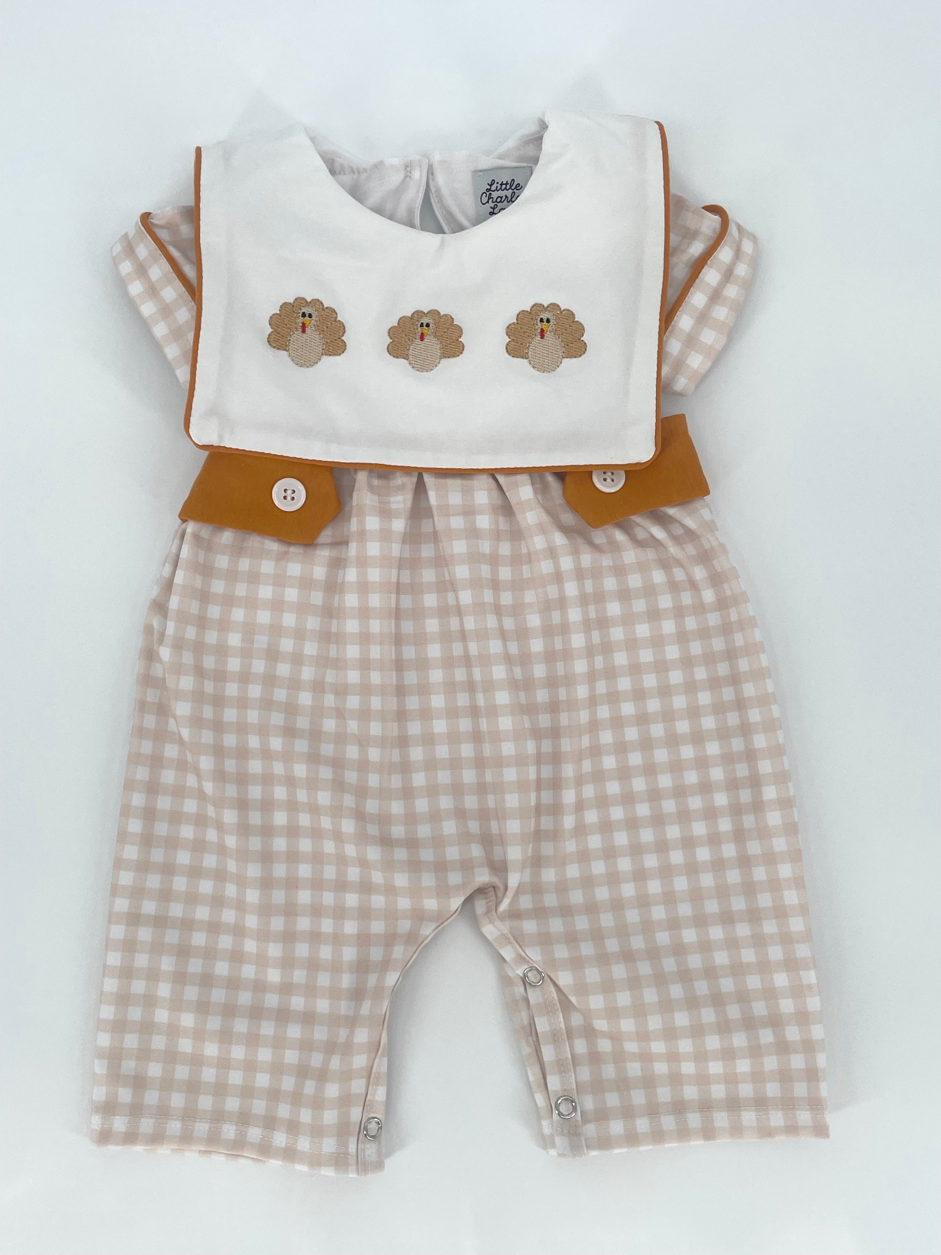Thanksgiving Boys Romper