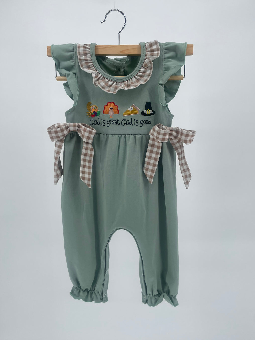 Thanksgiving Girls Romper