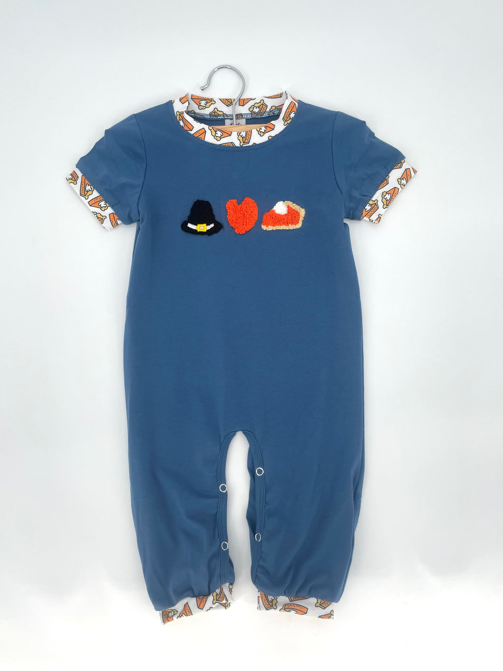 Thanksgiving French Knot Romper